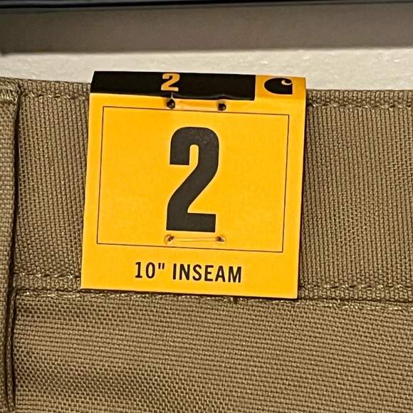 NWT x2 Carhartt Women’s Canvas Work Short - Picture 9 of 9